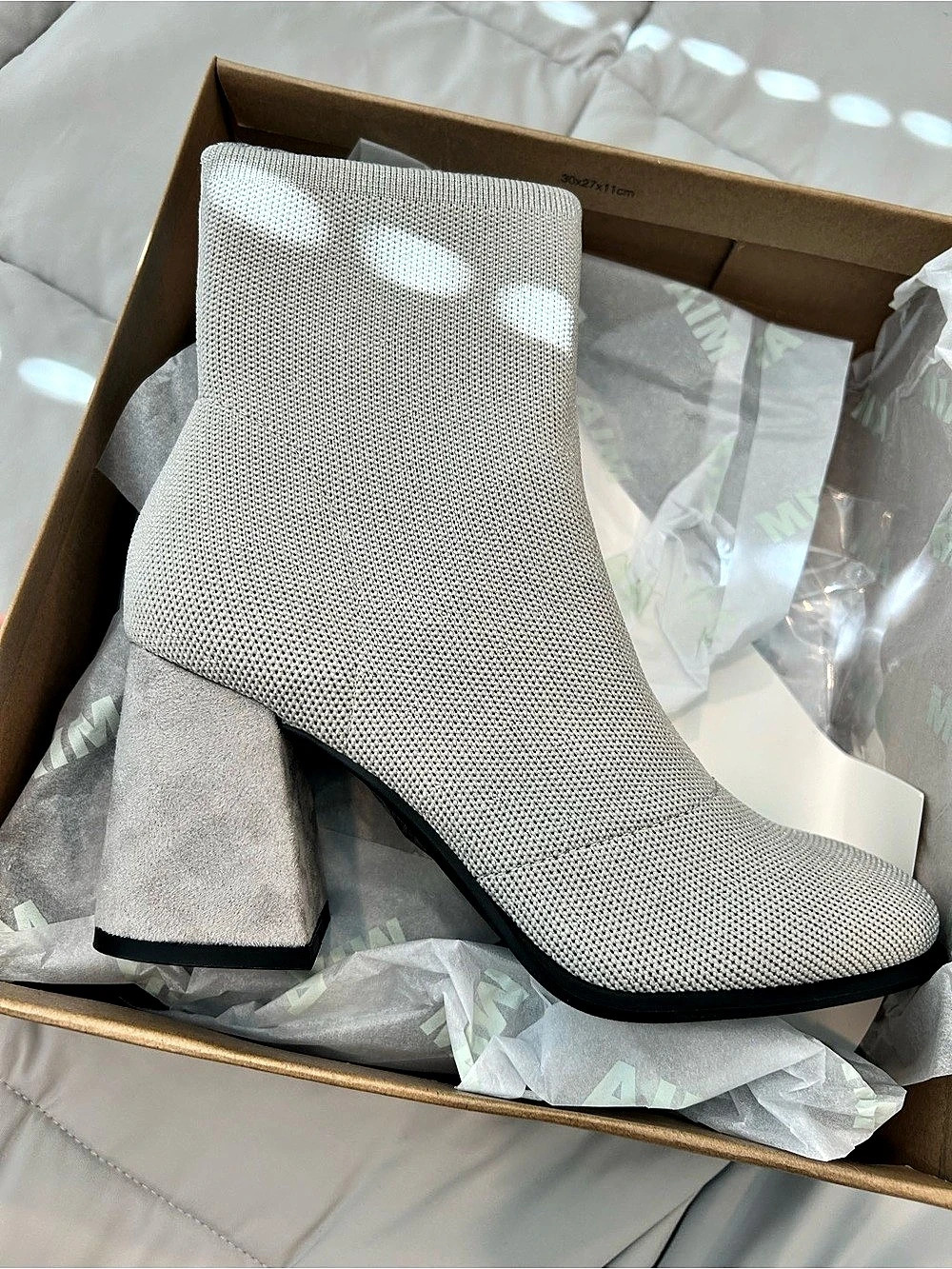 MIA Knit Ankle Boots US 6.5M NWT